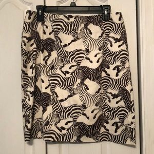 Zebra skirt